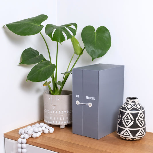 All About Us Keepsake Box  - Open Book Style