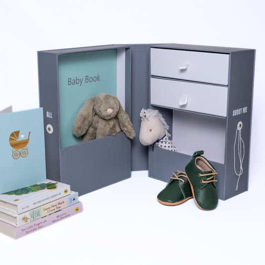 All About Me Baby Keepsake Box - Open Book Style